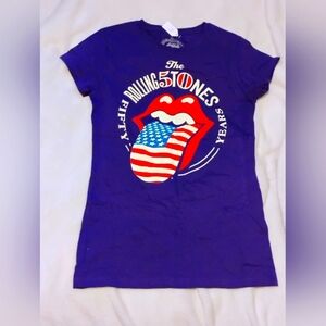the Rolling Stones Purple Kids T-Shirt